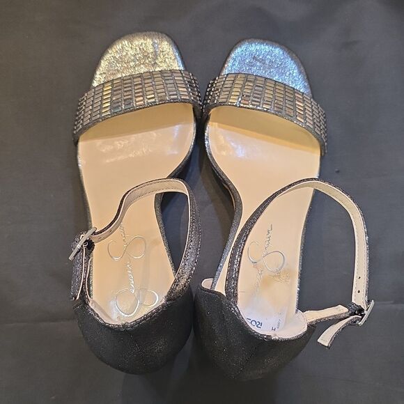 BRAND NEW JESSICA SIMPSON JP SIPRIO2 BLOCK HEEL JEWEL STRAP  SANDAL G1 - Picture 4 of 15